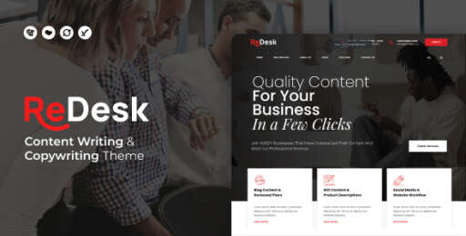 ReDesk - Content Writing & Copywriting Theme