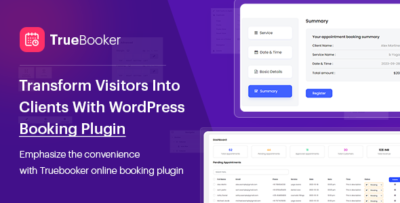 TrueBooker - Appointment Booking & Scheduler Plugins