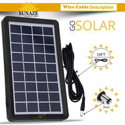 Sunaze Solar Panel 9V 3W Solar Board Waterproof 93% Light Transmittance Poly Silicon Solar Cell 9 Volt Monocrystalline Solar Panel - Image 3