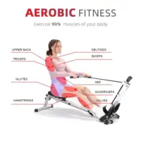 a woman on an exercise machine